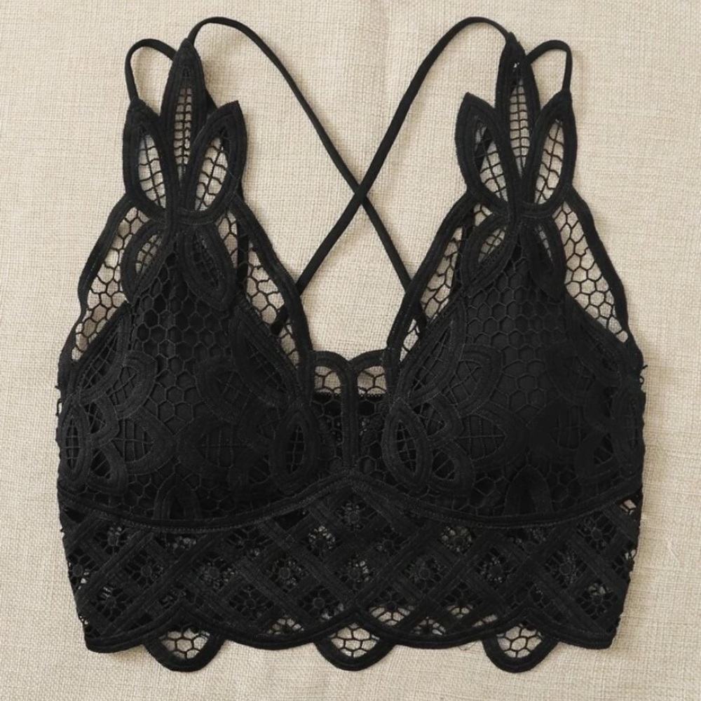 Guipure Lace Bralette